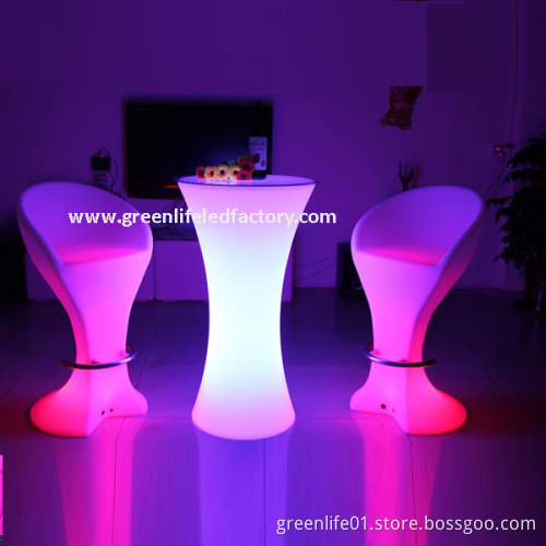 RGB, 16color Changing, Rechargeable LED Table, Modern Wine Bar Furniture